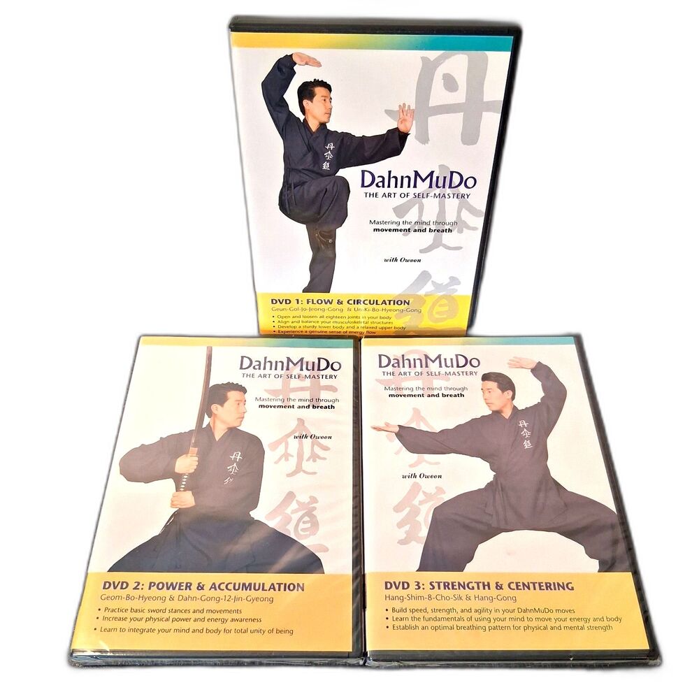 DahnMuDo: The Art of Self-Mastery 3 DVD Set Flow Power Strength (2 Sealed)